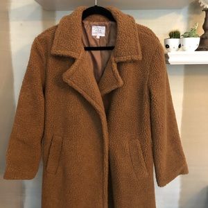 Revolve J.O.A. Teddy coat in S